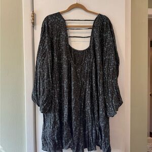 Free People Black Mini Dress